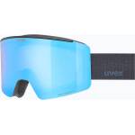 uvex Скиорскa маска UVEX Ignite FM S3 black matt/mirror blue