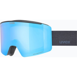 uvex Скиорскa маска UVEX Ignite FM S3 black matt/mirror blue
