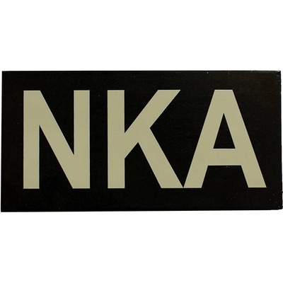 MILITARY RANGE Nášivka IFF IR VELCRO NKA ČIERNA