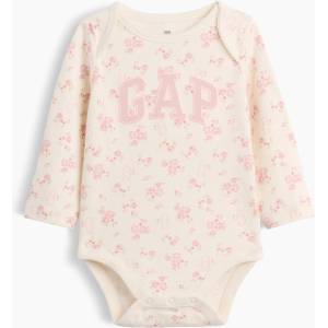GAP Бебешко боди Brannan Bear с логото GAP GAP | Rozov | Момичешки | 0-3 месеца
