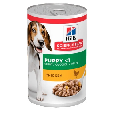 Hill's Hills Science Plan Puppy Chicken - За подрастващи кученца от всички породи 370gr