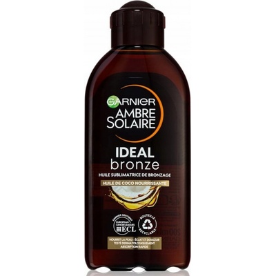 Garnier Ideal Bronze Body Oil Ambre Solaire telový olej 200 ml