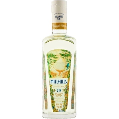 Millhill´s Pineapple Breezes Gin 38% 0,7 l (čistá fľaša)