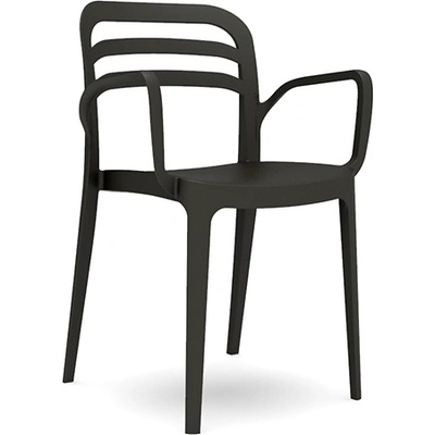 Mira-N Стол novussi с подлакътник aspendos ЧЕРЕН (0142344)