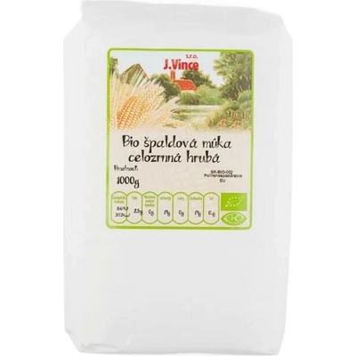 Vince BIO Špaldová celozrnná mouka hrubá 1000 g