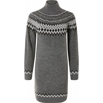 Esmara Dámské pletené šaty šedá – Zboží Dáma