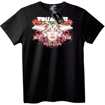 NOONEBRAND Тениска Вълча Сила Победоносна - 2XL, Black