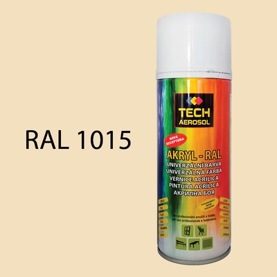 TECH Farba v spreji akrylová RAL 1015 400 ml