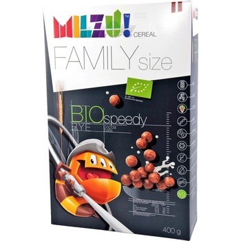 Milzu Bio cereálne guličky s kakaom 400g