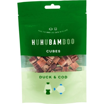 Huhubamboo kocky s kačacim a treskou 75 g
