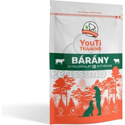 Farkaskonyha YouTi Training лакомство за награда с агнешко месо 100 г