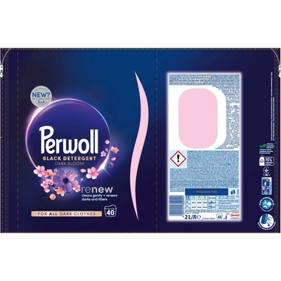 Perwoll prací gel Renew Dark Bloom 40 PD 2 l