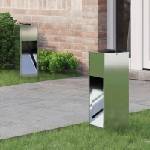 vidaXL Слънчев LED светлинен указател 2 бр. Топло бяло 18 x 18 x 50 см (879714)