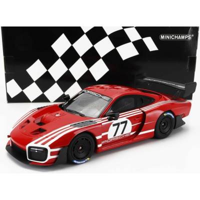 MINICHAMPS PORSCHE 935/19 N 77 BASE 911 991-2 GT2 RS COUPE 2018 - RED 1:18