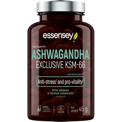 Essensey Ashwagandha KSM-66 200 mg [90 капсули]