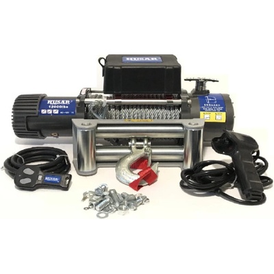 HUSARWINCH Naviják Husar Winch BST 12000, 24V, Ocelové lano (model 2019)
