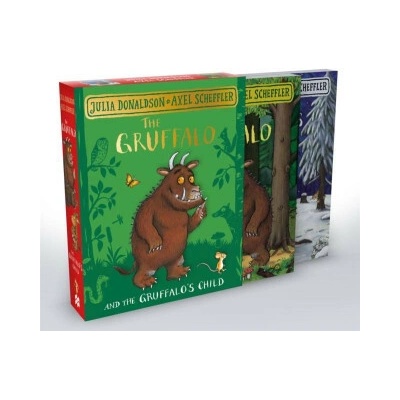 The Gruffalo and the Gruffalo's Child Board Book Gift Slipcase (Axel Scheffler)(Brožovaná)