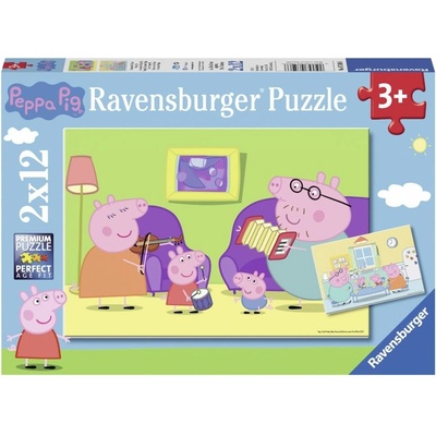Ravensburger Prasátko Peppa 2 x 12 dílků