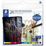 STAEDTLER Комплект цветни моливи, шестоъгълни, staedtler "149 c", 24 различни цвята 149c c24 (149c c24)