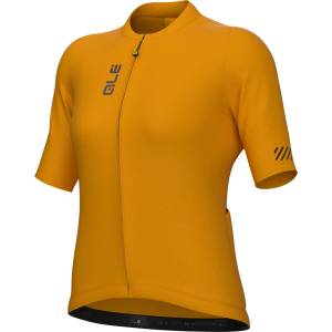 Alé Дамска фланелка с къс ръкав за колоездене Alé Women's Pragma Color Block Off Road S/S Jersey Cycling jersey - Ginger (156-2372-0413)