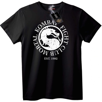 NOONEBRAND Тениска Mortal Kombat Клуб за Битки - L, Black