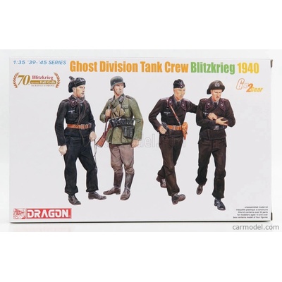 Dragon armor Figures Soldati Soldiers Military Tank Crew Ghost Division 1940 1:35