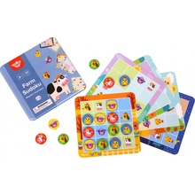 Tooky Toys magnetické sudoku Zvieratá na farme