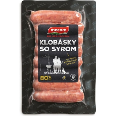 Mecom klobásky so syrom 80% 210 g