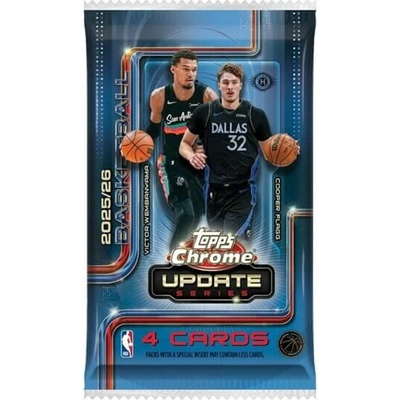 Topps 2025-2026 NBA Chrome Update Basketball Hobby Balíček