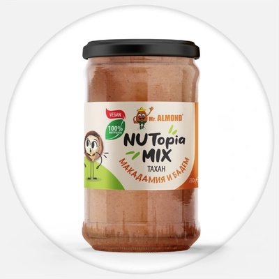 NUTopia микс Макадамия и бадем
