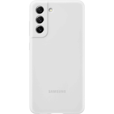 Samsung Silicone Cover EF-PG990TW - оригинален силиконов кейс за Samsung Galaxy S21 FE (бял)