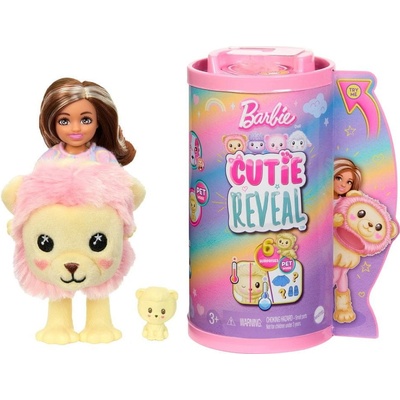 Barbie Cutie Reveal Chelsea pastelová lev