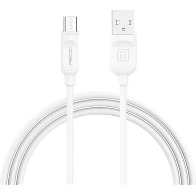 Recci KAB RECCI RCM-P200W Кабел Micro USB, бял - 2 м 6955482576205 (6955482576205)