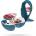 Pupa WHALE 3 Make Up Set 010258A012 грим палитра за лице очи и устни 13.8g