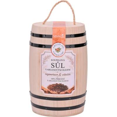 Vivaco Wellness soudek sůl do koupele s arganovým olejem 1 kg