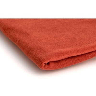 Polar fleece látka 200 g/m², šířka 150 cm, rudý, metráž