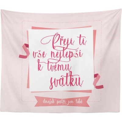 Sablio Deka Přeji ti vše nejlepší k tvému svátku 150x120
