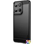 Motorola Moto G15 4G / G15 Power 4G Удароустойчив Carbon Fiber Калъф и Протектор