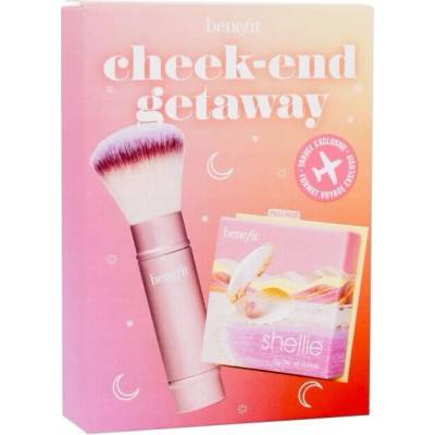Benefit Shellie Blush Cheek-End Getaway Lícenka Teplá Ružová Farba Morských Mušlí + Štetec 6 g