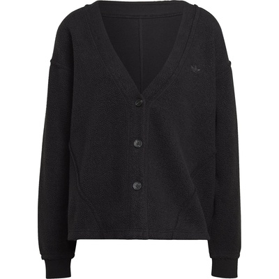 Adidas Риза с дълъг ръкав Adidas Originals Women's Crew-Neck Fleece Long Sleeve Crew Sweatshirt - Black