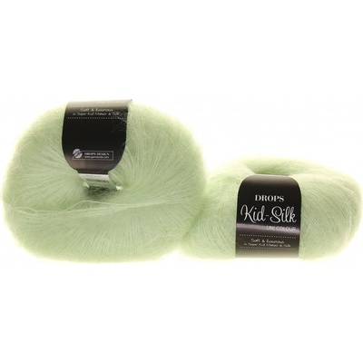 Drops Kid-Silk 47 světlounce zelená