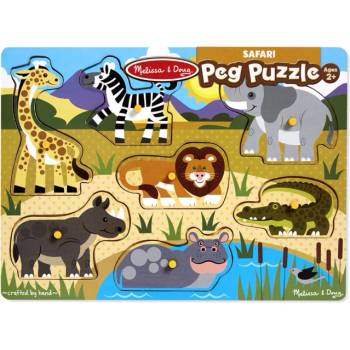 Melissa & Doug 19054 Дървен пъзел сафари (19054)