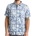 Roark Мъжка риза с копчета Roark Journey S/S Woven Shirt - Neptune (033-3047-0111)