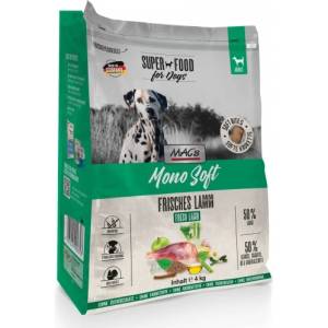 MAC's Mac’s Mono Soft FRESH Dog Adult GRAIN FREE - висококачествена ПОЛУ-ВЛАЖНА храна за пораснали кучета от средни и едри породи само един източник на животински протеин - АГНЕШКО МЕСО, 4 кг - Германия - 9