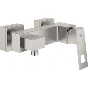 GROHE Едноръкохватков смесител за душ Eurocube, матиран хром, Supersteel (23145DC0)