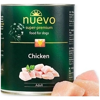 nuevo - консервирана храна за куче с пилешко, 800гр