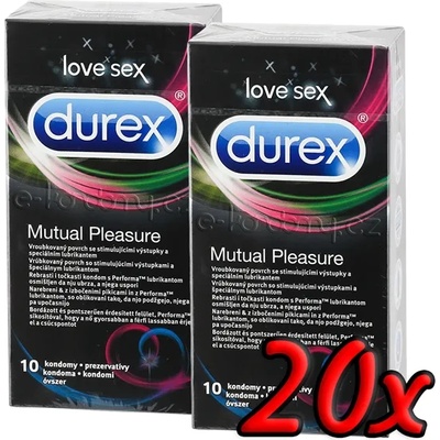 Durex Mutual Pleasure 20 pack