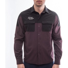 Fresh Trash Men´s Rider Long Sleeve Shirt wine red/black