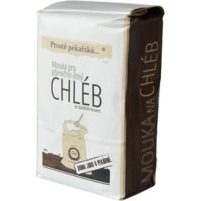 Prostě pekařská Mouka pro pšenično žitný chléb se stabilním kvasem 1 kg