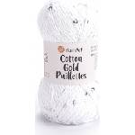 YARNART Cotton Gold Paillettes 7102 Плетива прежда (Cotton Gold Paillettes 7102)